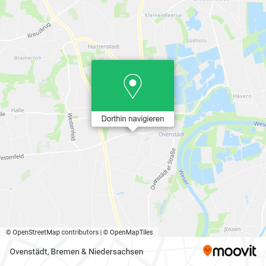 Ovenstädt Karte