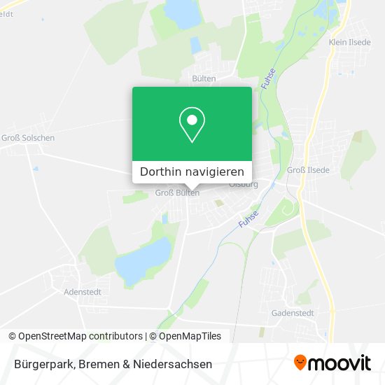 Bürgerpark Karte