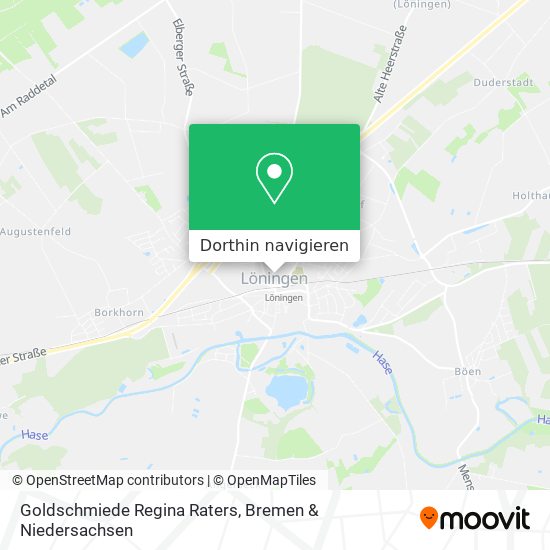Goldschmiede Regina Raters Karte