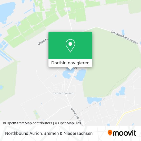 Northbound Aurich Karte