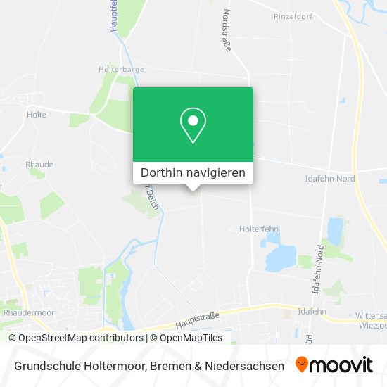 Grundschule Holtermoor Karte