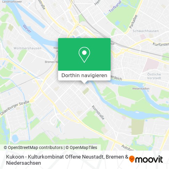 Kukoon - Kulturkombinat Offene Neustadt Karte