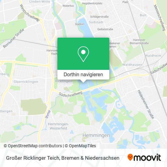 Großer Ricklinger Teich Karte