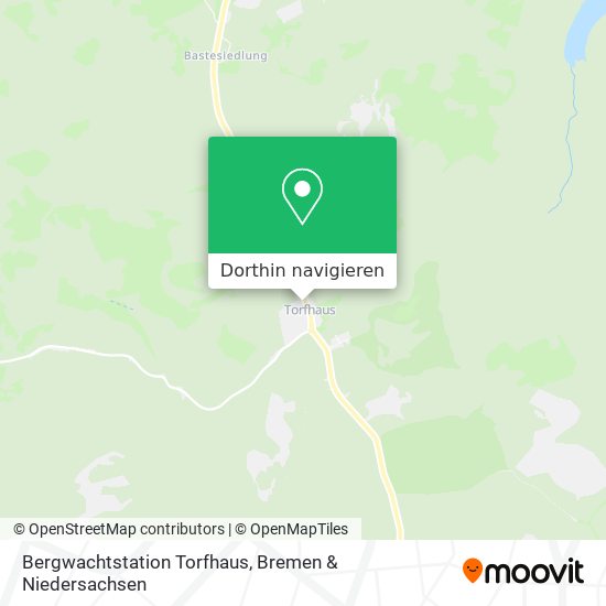 Bergwachtstation Torfhaus Karte