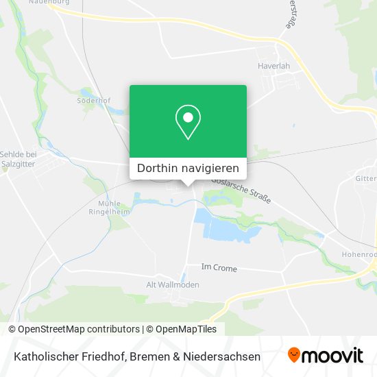 Katholischer Friedhof Karte