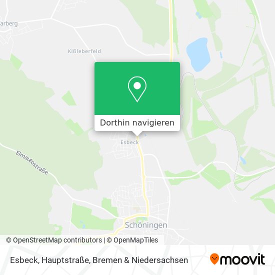Esbeck, Hauptstraße Karte