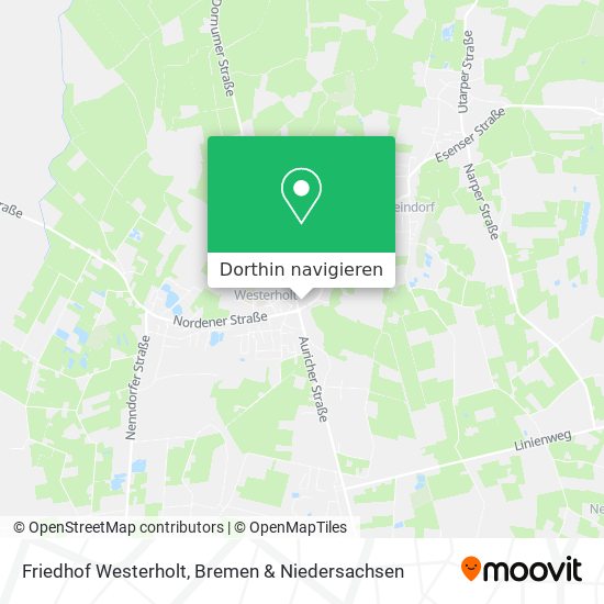 Friedhof Westerholt Karte