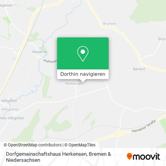 Dorfgemeinschaftshaus Herkensen Karte