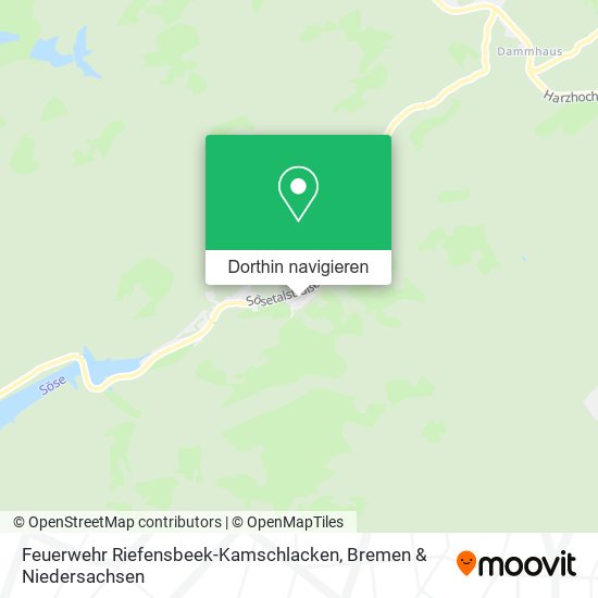 Feuerwehr Riefensbeek-Kamschlacken Karte
