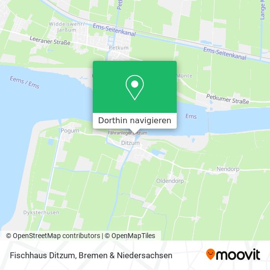 Fischhaus Ditzum Karte