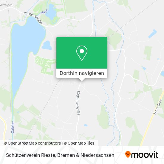 Schützenverein Rieste Karte