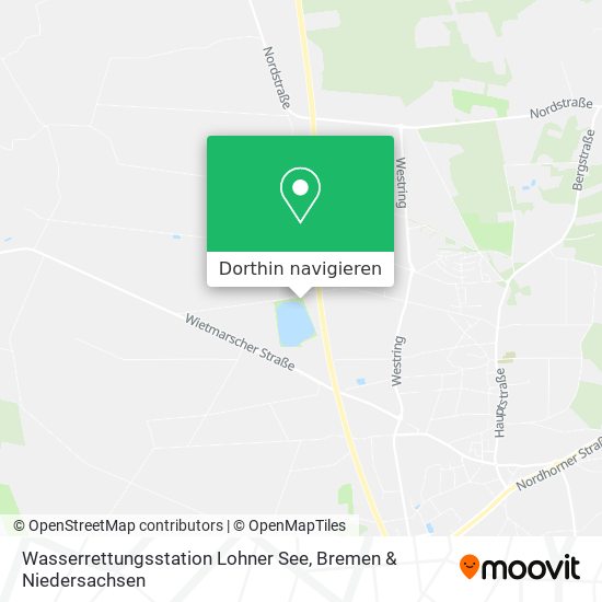 Wasserrettungsstation Lohner See Karte