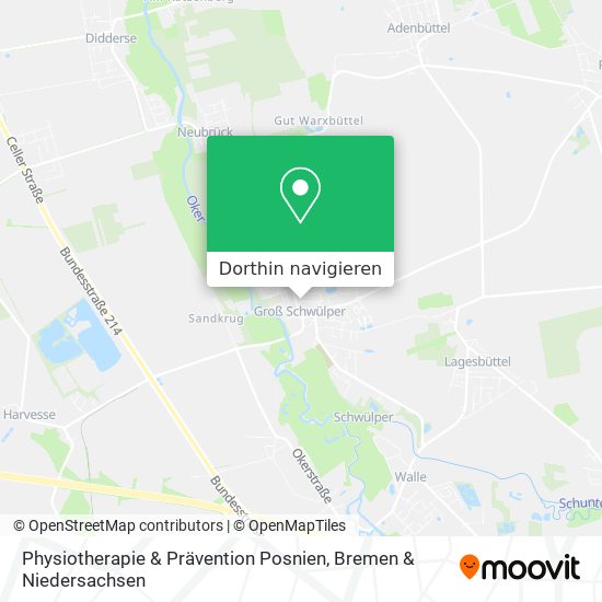 Physiotherapie & Prävention Posnien Karte