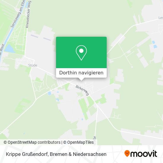 Krippe Grußendorf Karte