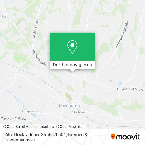 Alte Bockradener Straße/L501 Karte