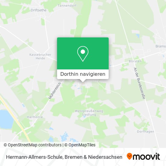 Hermann-Allmers-Schule Karte