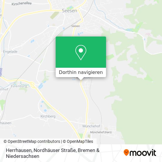 Herrhausen, Nordhäuser Straße Karte