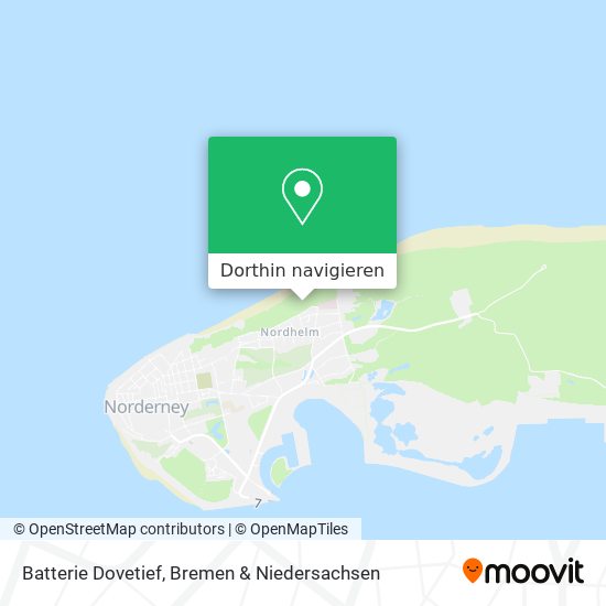 Batterie Dovetief Karte