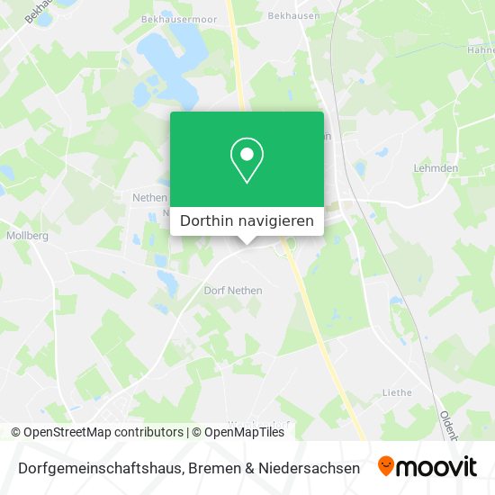 Dorfgemeinschaftshaus Karte