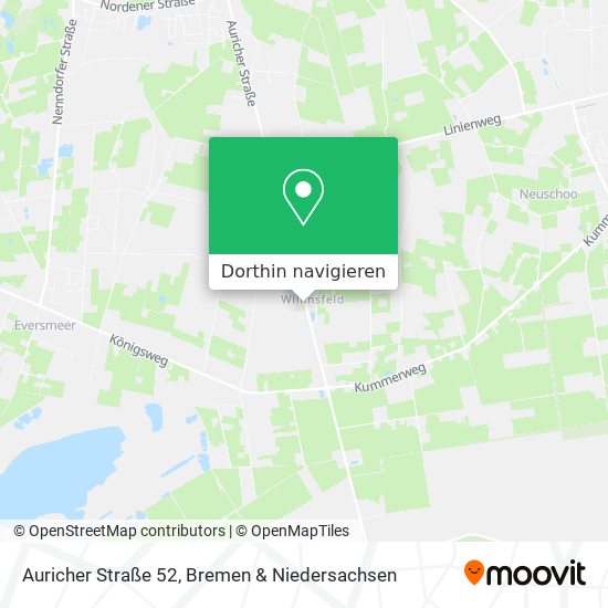 Auricher Straße 52 Karte