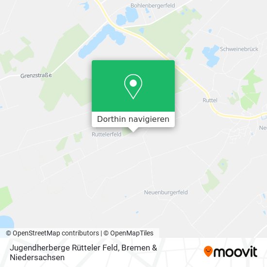 Jugendherberge Rütteler Feld Karte