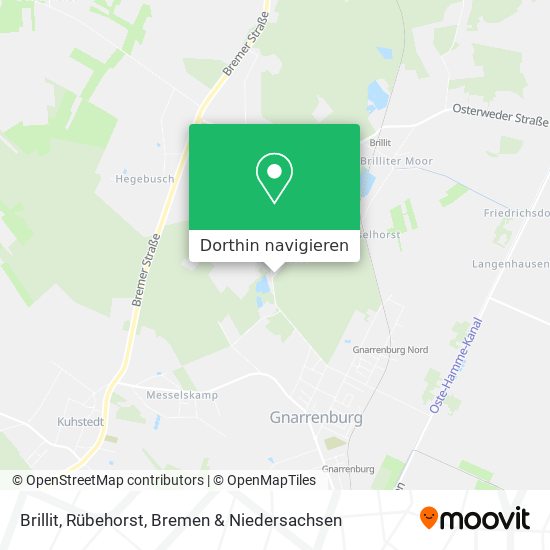 Brillit, Rübehorst Karte