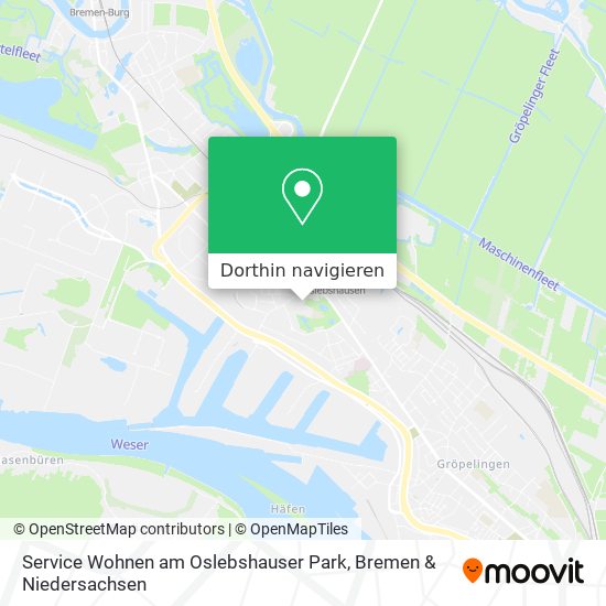 Service Wohnen am Oslebshauser Park Karte