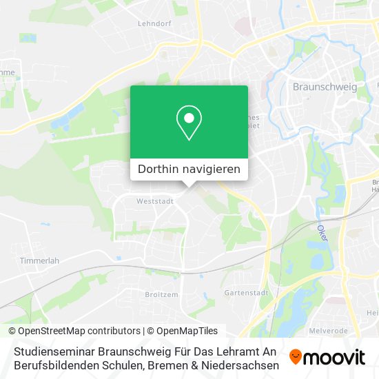 Studienseminar Braunschweig Für Das Lehramt An Berufsbildenden Schulen Karte