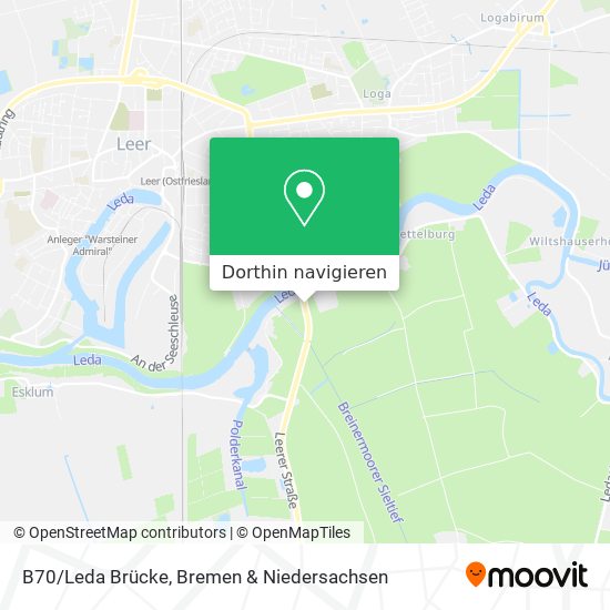 B70/Leda Brücke Karte