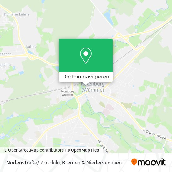 Nödenstraße/Ronolulu Karte