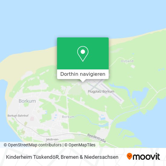 Kinderheim TüskendöR Karte