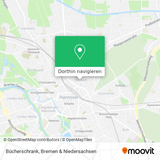 Bücherschrank Karte