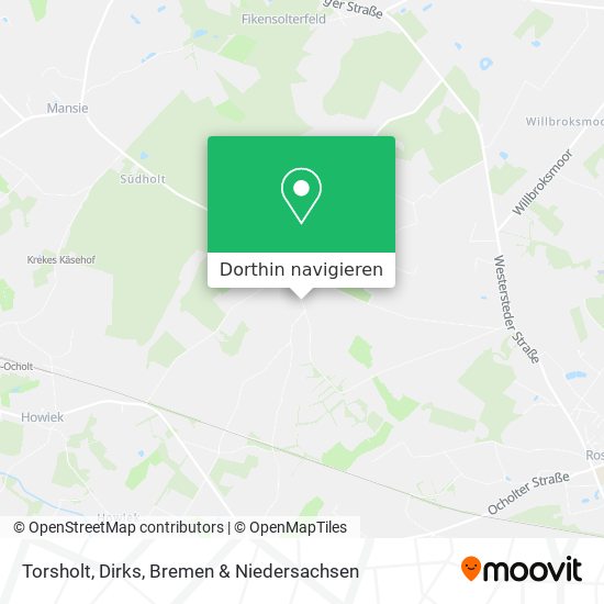 Torsholt, Dirks Karte