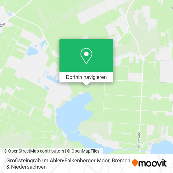 Großsteingrab Im Ahlen-Falkenberger Moor Karte
