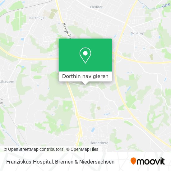 Franziskus-Hospital Karte