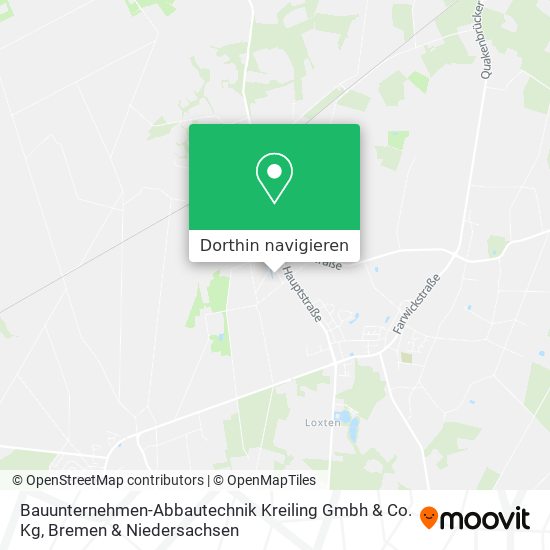 Bauunternehmen-Abbautechnik Kreiling Gmbh & Co. Kg Karte