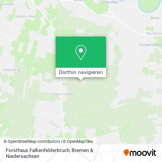Forsthaus Falkenfelderbruch Karte