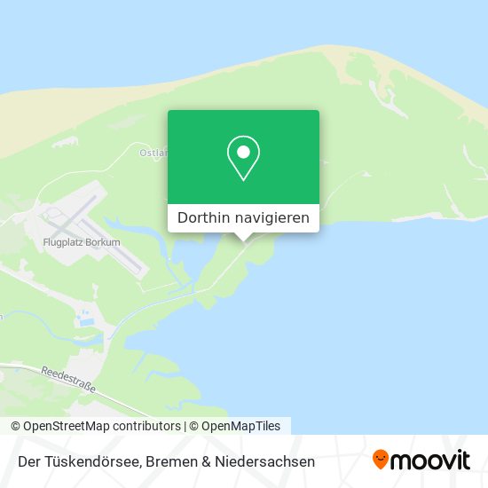 Der Tüskendörsee Karte