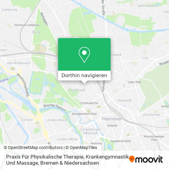 Praxis Für Physikalische Therapie, Krankengymnastik Und Massage Karte