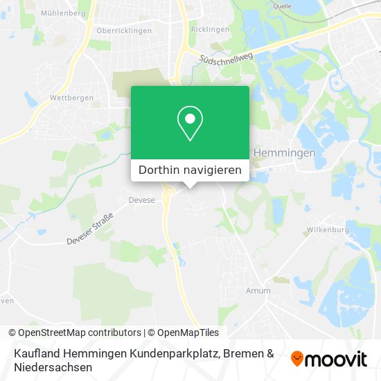 Kaufland Hemmingen Kundenparkplatz Karte