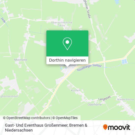 Gast- Und Eventhaus Großenmeer Karte