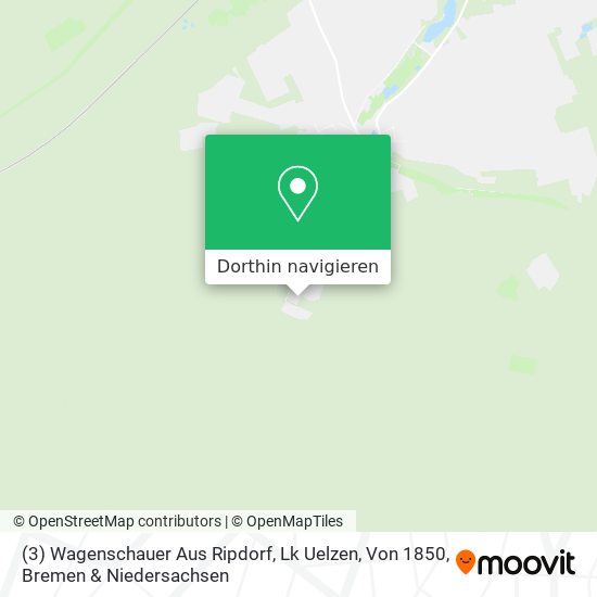(3) Wagenschauer Aus Ripdorf, Lk Uelzen, Von 1850 Karte