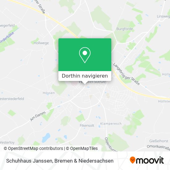 Schuhhaus Janssen Karte