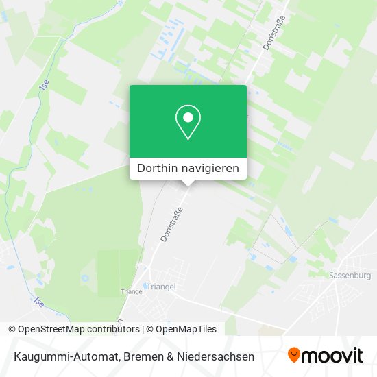 Kaugummi-Automat Karte