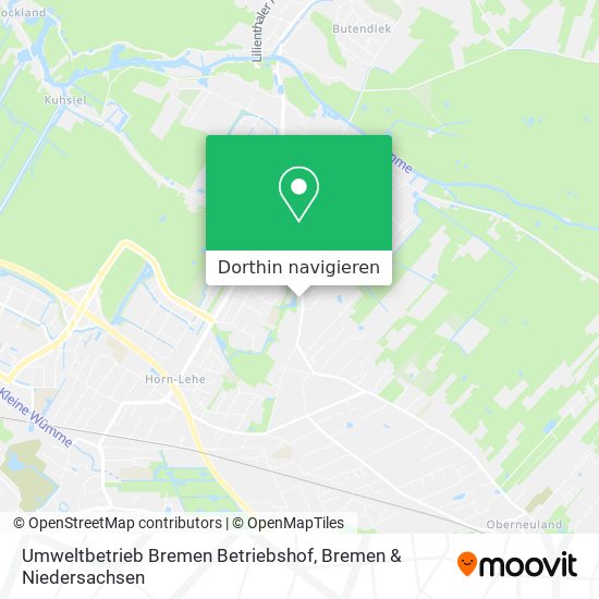 Umweltbetrieb Bremen Betriebshof Karte