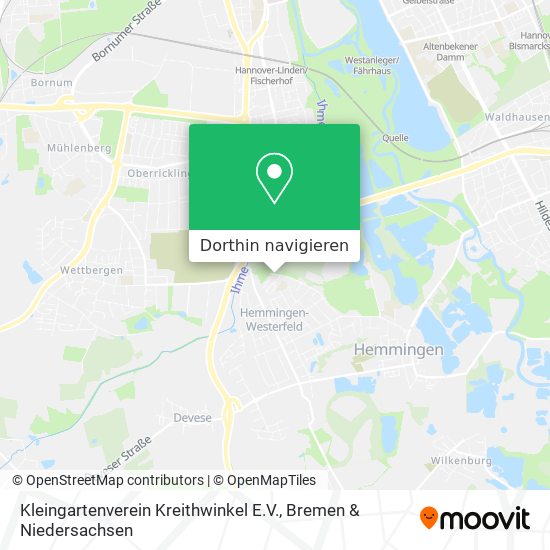 Kleingartenverein Kreithwinkel E.V. Karte