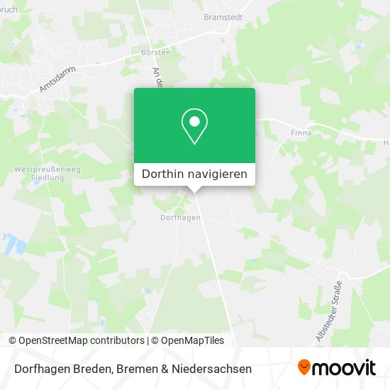 Dorfhagen Breden Karte