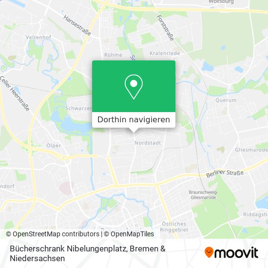 Bücherschrank Nibelungenplatz Karte