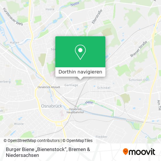 Burger Biene „Bienenstock“ Karte