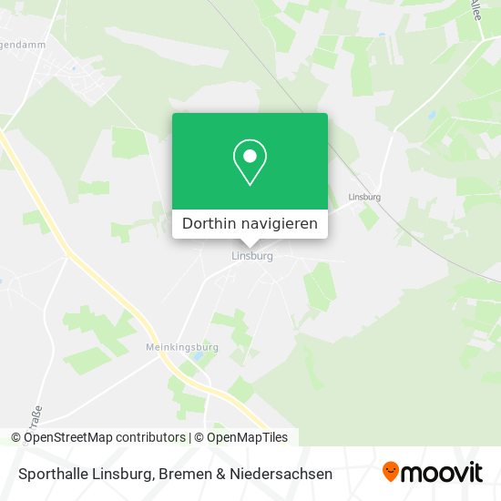 Sporthalle Linsburg Karte